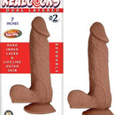 RealCocks Dual Layered Realistic TPE Dongs with Bendable Spine