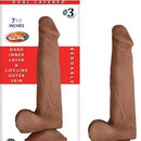 RealCocks Dual Layered Realistic TPE Dongs with Bendable Spine