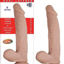 RealCocks Dual Layered Realistic TPE Dongs with Bendable Spine