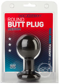 Round PVC Butt Plug