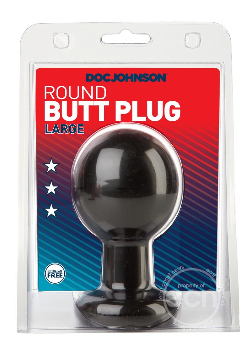 Round PVC Butt Plug