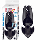 Hero Rechargeable Silicone Ultimate Male Masturbator - Black