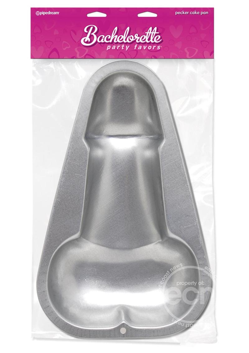 Bachelorette Party Favors - Pecker Cake Pan 10inx6in