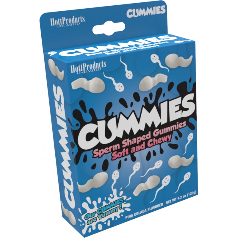 Cummies Fruity Flavored Sperm-Shaped Gummies - 4.2oz
