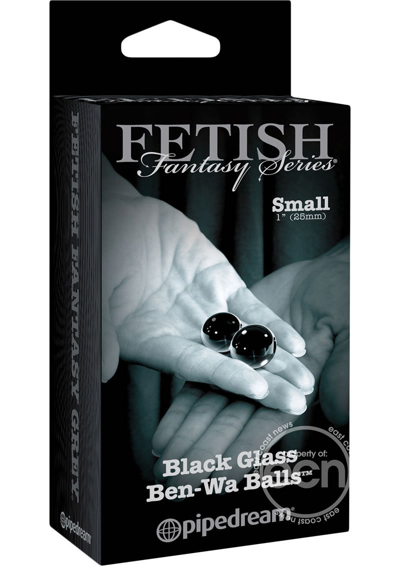 Fetish Fantasy Glass Ben-Wa Balls - Black