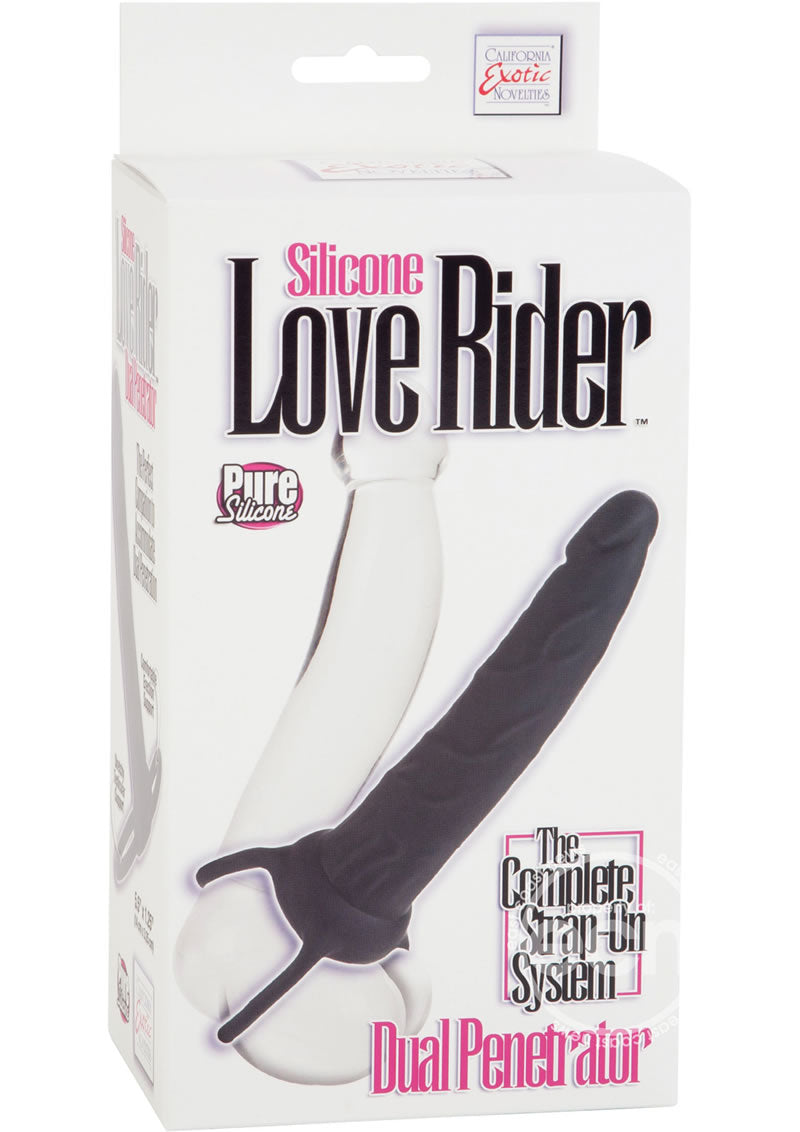 Silicone Love Rider Phallic Dual Penetrator