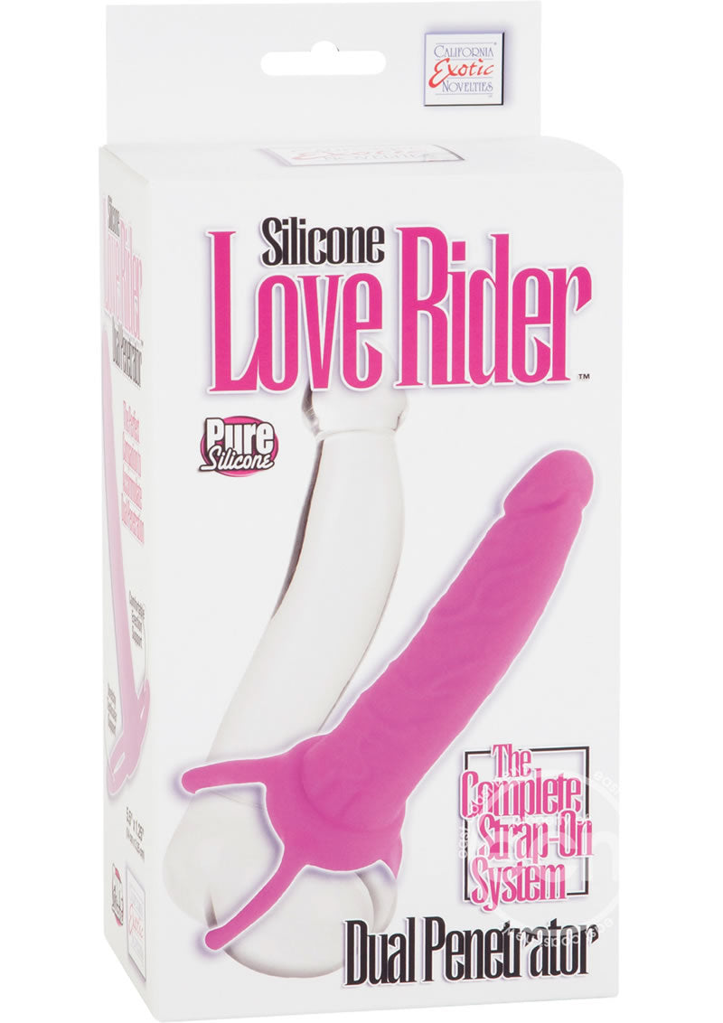 Silicone Love Rider Phallic Dual Penetrator