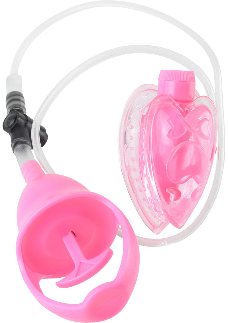 Fetish Fantasy Vibrating Mini Pussy Pump - Pink