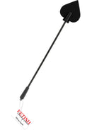 Fetish Fantasy Silicone Spade Crop - Black