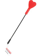 Fetish Fantasy Silicone Heart Crop - Red