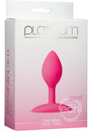 The Minis Platinum Premium Silicone Anal Plugs - Spade Shape