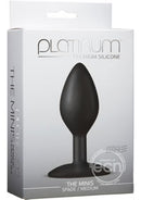 The Minis Platinum Premium Silicone Anal Plugs - Spade Shape