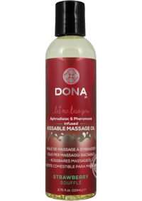 Dona Aphrodisiac & Pheromone Infused Kissable Massage Oil - 3.75 oz