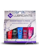 ID Lubricants Sampler Set of 5x12mL Tubes