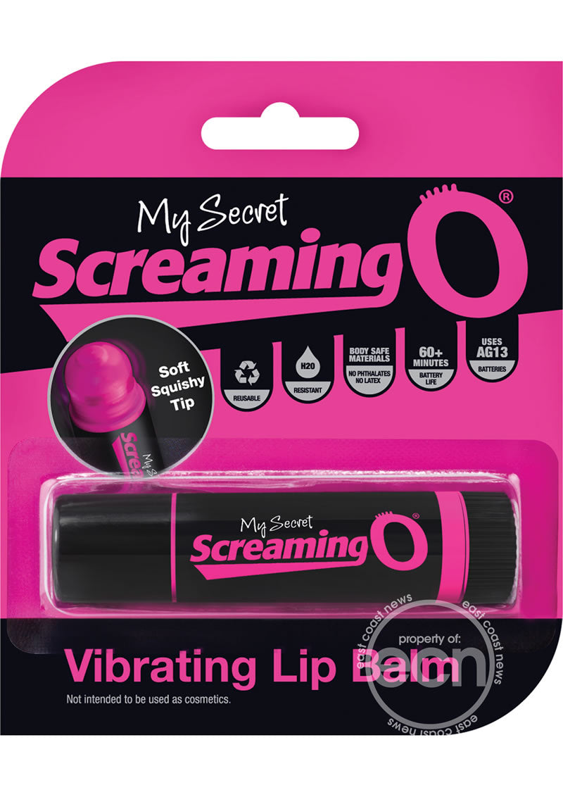 My Secret Screaming O Novelty Vibrating Lip Balm
