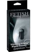 Fetish Fantasy Vibrating Silicone Nipple Teazers - Black