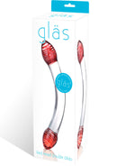 Gläs Red Head Glass Double Dildo