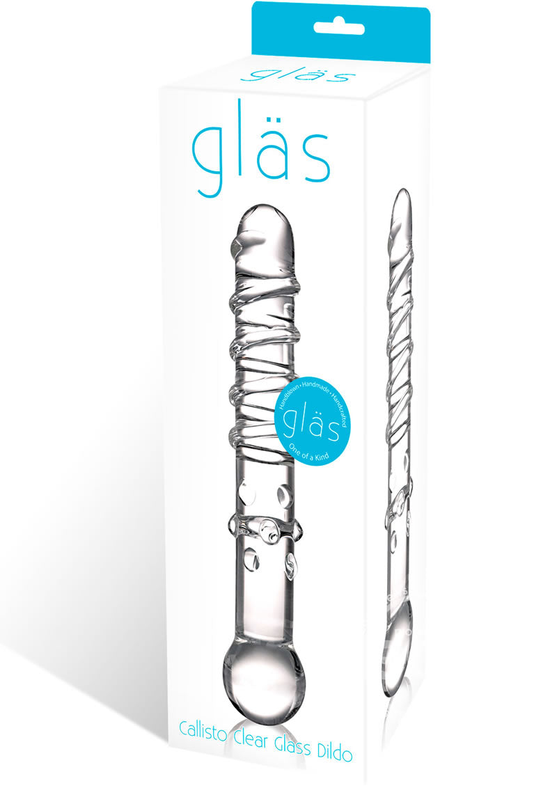Gläs Callisto Clear Glass Dildo