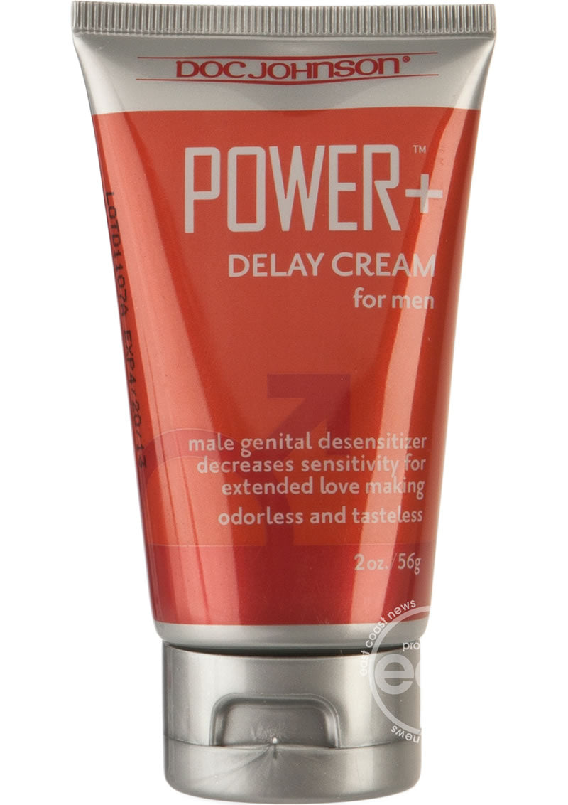 Power+ Delay Cream for Men with Yohimbe - 2 oz
