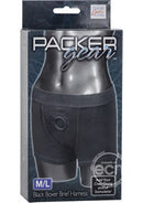 PackerGear Boxer-Brief Underwear Harnesses with O-Ring - Black