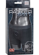 PackerGear Boxer-Brief Underwear Harnesses with O-Ring - Black
