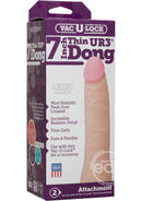 Vac-U-Lock Ultraskyn 7" Thin Dildo