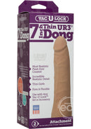 Vac-U-Lock Ultraskyn 7" Thin Dildo