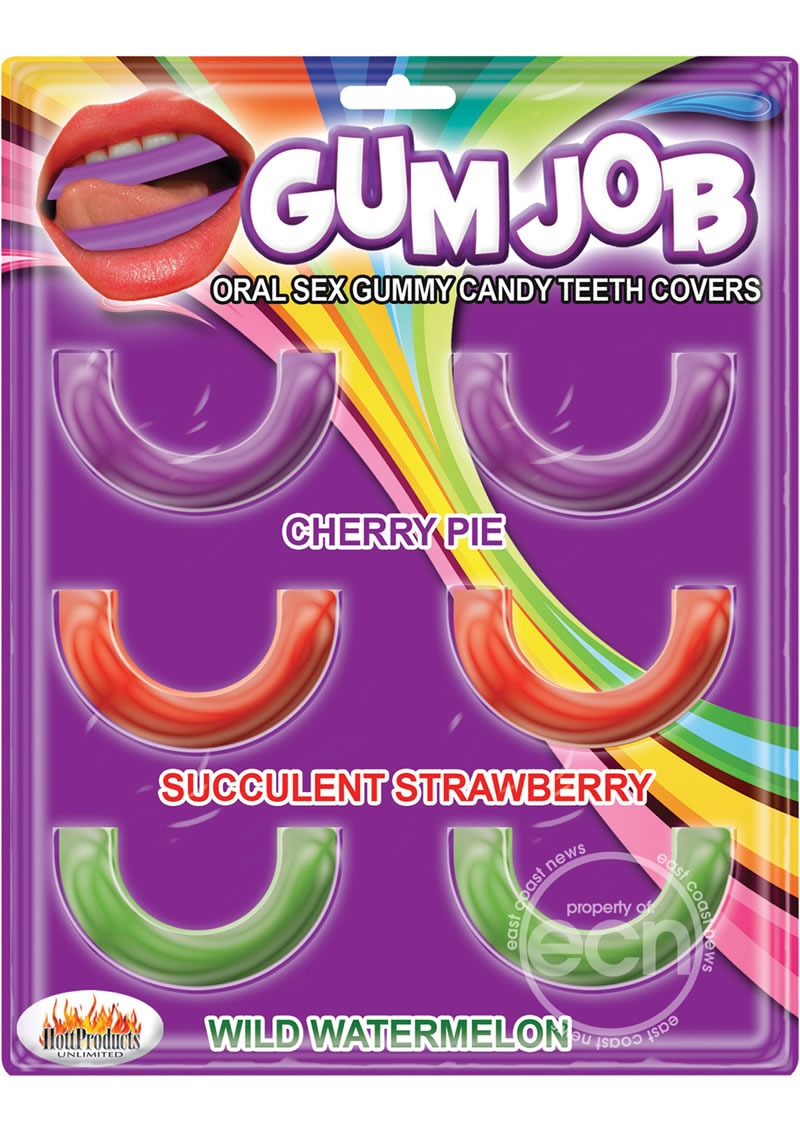 Gum Job Oral Sex Gummy Candy Teeth Covers - 3 Pairs