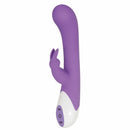 Enchanted Bunny Rechargeable Silicone Rabbit Vibrator - Purple