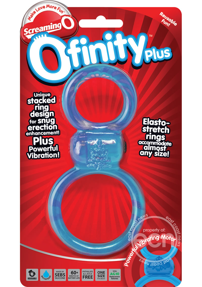 Ofinity Plus Super Stretchy Vibrating Double Penis Ring