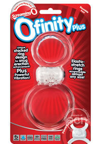 Ofinity Plus Super Stretchy Vibrating Double Penis Ring