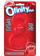 Ofinity Plus Super Stretchy Vibrating Double Penis Ring