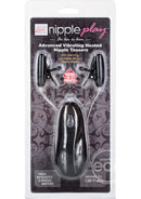Nipple Play Advanced Vibrating Heated Nipple Teasers - Black
