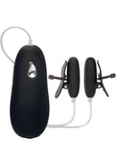 Nipple Play Advanced Vibrating Heated Nipple Teasers - Black
