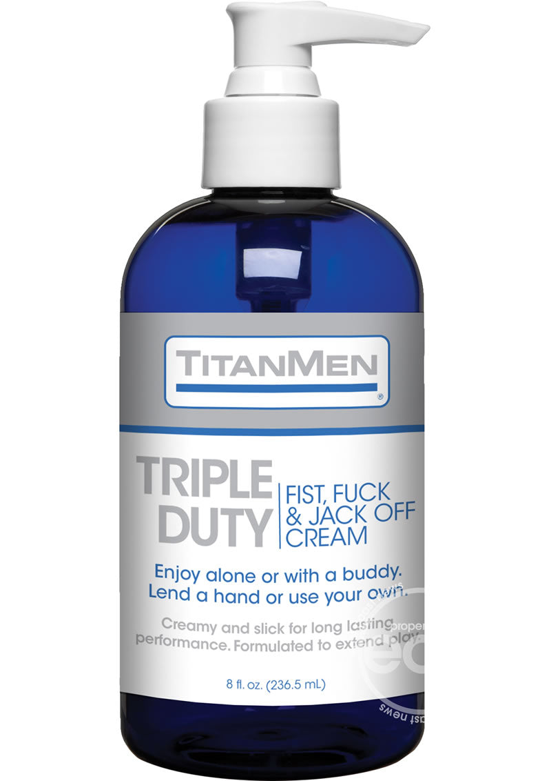 Titanmen Triple Duty Fist/Fuck/Jack Off Cream - 8 oz