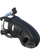 Fantasy C-Ringz Hardcore Silicone Cock Blocker Cage - Black