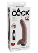 King Cock - Squirting Dildo with Balls