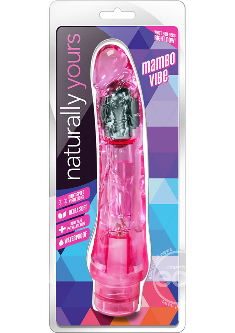 Naturally Yours Mambo Vibrating TPE Dildo