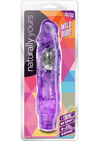 Naturally Yours Wild Ride Vibrating TPE Dildo