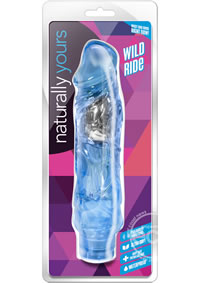 Naturally Yours Wild Ride Vibrating TPE Dildo