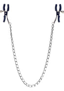 MeYouUs Squeeze & Please Adjustable Nipple Clamps with Chain - Silver