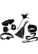 Frisky Tame Me 8-Piece Beginner Bondage Set - Black