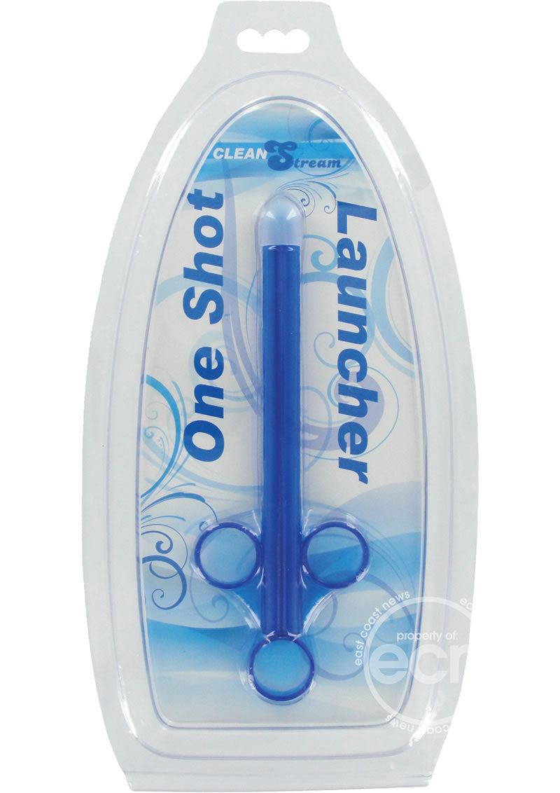 CleanStream One Shot Lube Launcher Syringe - Blue