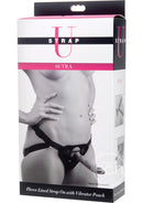 Strap U Sutra Soft-Lined Strap-On Harness with Bullet Pocket - Black