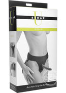 StrapU Avalon Jock-Style Strap-On Harness - Black