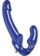 Strap U Revolver II Strapless Strap On with Vibrating Bullet - Blue