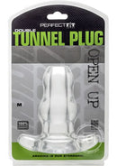 Perfect Fit TPR Double Tunnel Plugs - 3 Sizes - Clear