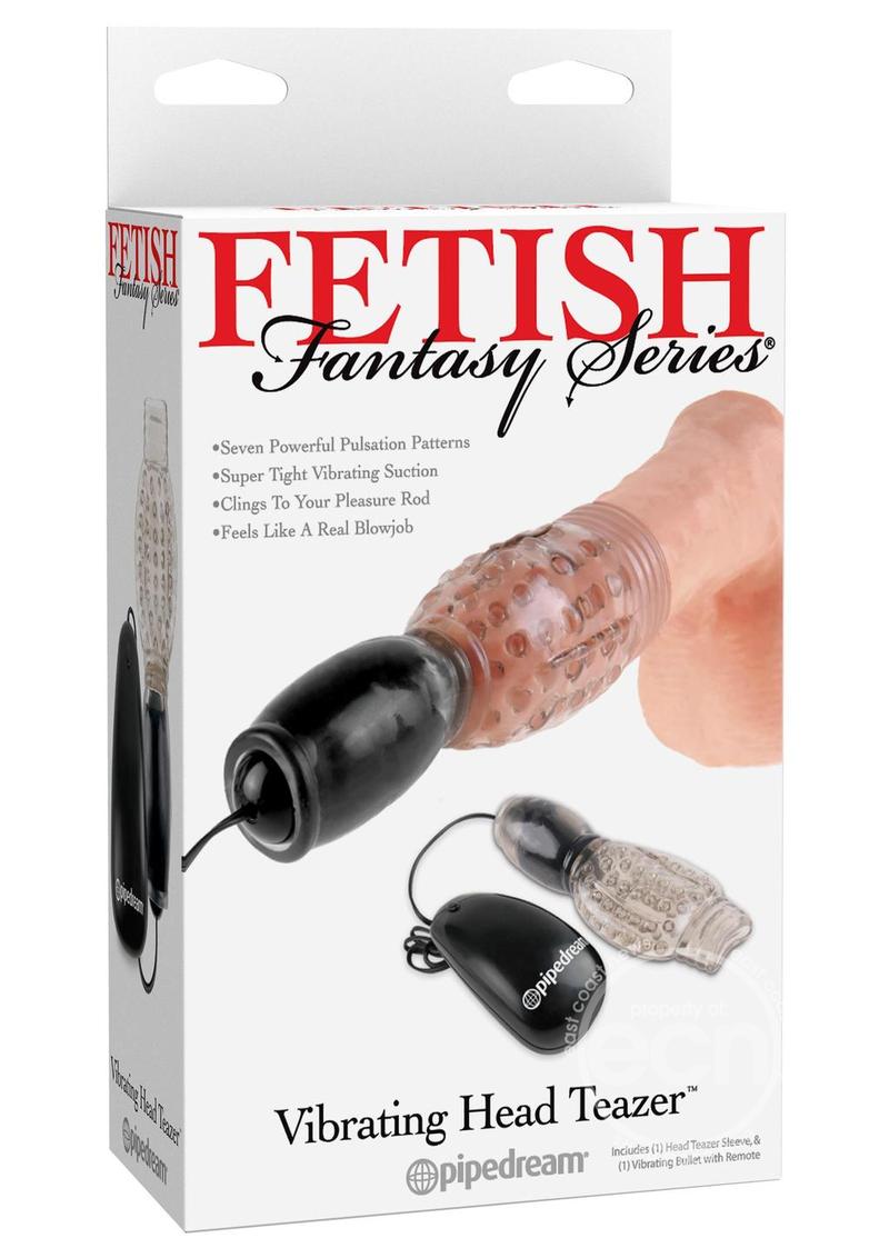 Fetish Fantasy Vibrating Head Teazer Penis Sleeve - Smoke