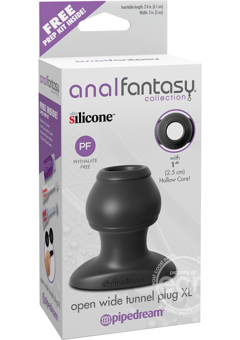Anal Fantasy Collection Open Wide Silicone Tunnel Plug