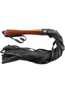 Rouge Wooden Handle Leather Flogger